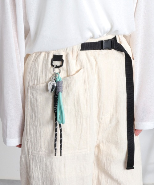 cepo（セポ）の「〈セットアップ対応可能〉ジャガードドロストイージーパンツ（その他パンツ・レディース・ブラック/オフホワイト・M/S）」の3枚目の写真