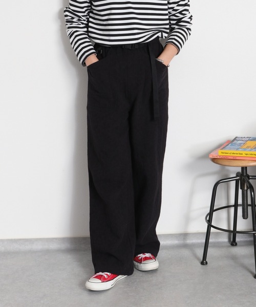 cepo（セポ）の「〈セットアップ対応可能〉ジャガードドロストイージーパンツ（その他パンツ・レディース・ブラック/オフホワイト・M/S）」の19枚目の写真