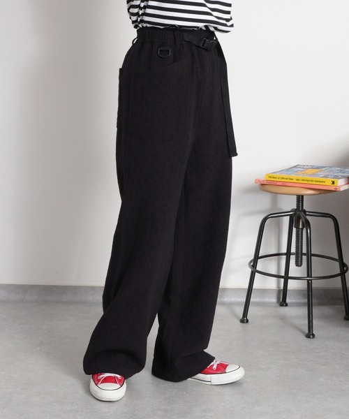 cepo（セポ）の「〈セットアップ対応可能〉ジャガードドロストイージーパンツ（その他パンツ・レディース・ブラック/オフホワイト・M/S）」の18枚目の写真