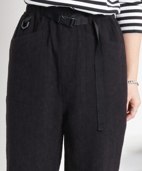 cepo（セポ）の「〈セットアップ対応可能〉ジャガードドロストイージーパンツ（その他パンツ・レディース・ブラック/オフホワイト・M/S）」の20枚目の写真