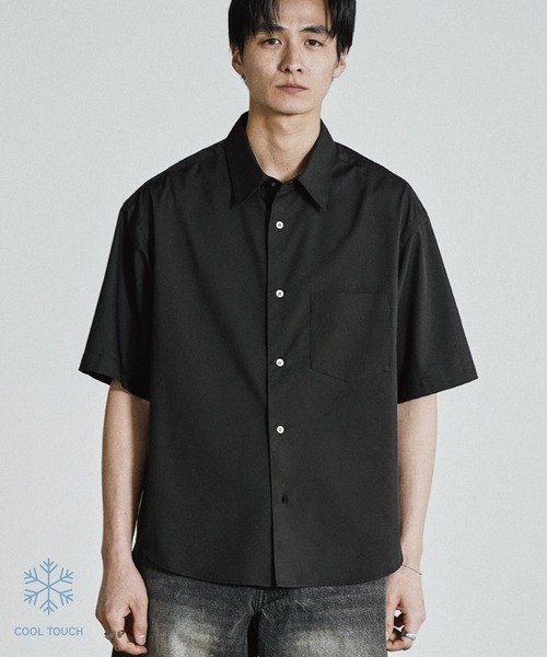 WYM LIDNM(ウィム バイ リドム)の「COOL TOUCH MICRO SPAN H/S SHIRT(シャツ/ブラウス・メンズ・チャコール/ホワイト/ライトグレー/サックスブルー/グレイッシュブルー・XS/S/M/L/XL)」の15枚目の写真