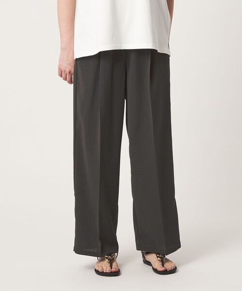 A DAY IN THE LIFE UNITED ARROWS(アデイインザライフユナイテッドアローズ)の「リネンライク ジップキャミ+パンツ ‐セットアイテム・ウォッシャブル‐ <A DAY IN THE LIFE>(サロペット/オーバーオール・レディース・ダークグレー/ベージュ/ダークブラウン・FREE)」の18枚目の写真