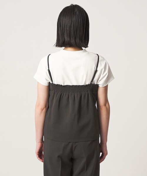 A DAY IN THE LIFE UNITED ARROWS(アデイインザライフユナイテッドアローズ)の「リネンライク ジップキャミ+パンツ ‐セットアイテム・ウォッシャブル‐ <A DAY IN THE LIFE>(サロペット/オーバーオール・レディース・ダークグレー/ベージュ/ダークブラウン・FREE)」の22枚目の写真