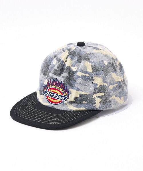 Dickies(ディッキーズ)の「【Dickies / ディッキーズ】FIRE ICON5PANEL CAP/ファイヤーアイコン5パネルキャップ(キャップ・メンズ・ブラック/ブラウン/グレー・フリー)」の9枚目の写真