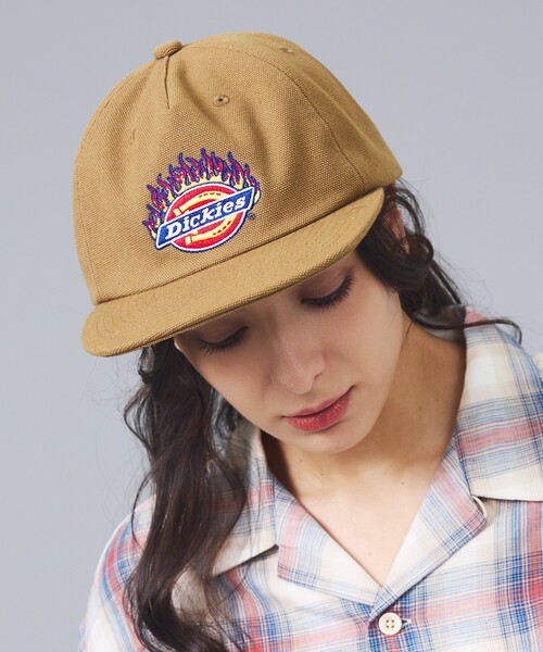 Dickies(ディッキーズ)の「【Dickies / ディッキーズ】FIRE ICON5PANEL CAP/ファイヤーアイコン5パネルキャップ(キャップ・メンズ・ブラック/ブラウン/グレー・フリー)」の10枚目の写真