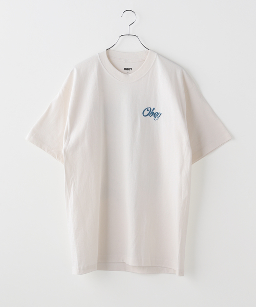 OBEY(オベイ)の「OBEY / オベイ AIRBRUSHED ROSE(Tシャツ/カットソー・メンズ・ブラック/カーキ/ホワイト・MEDIUM/LARGE)」の2枚目の写真