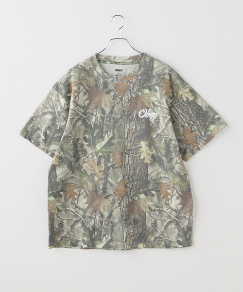 OBEY(オベイ)の「OBEY / オベイ AIRBRUSHED ROSE(Tシャツ/カットソー・メンズ・ブラック/カーキ/ホワイト・MEDIUM/LARGE)」の3枚目の写真