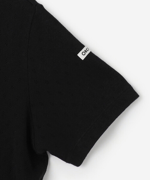 ORCIVAL(オーシバル)の「ORCIVAL | パターンメッシュ クルーネックTシャツ WOMEN(Tシャツ/カットソー・レディース・オフホワイト/ブラック/レッド・2/1)」の7枚目の写真