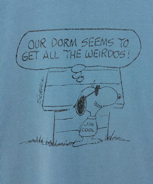 6（ロク）の「【別注】＜Healthknit for 6＞SNOOPY フットボール Tシャツ（Tシャツ/カットソー・レディース・オフホワイト/ライトブルー・S/M）」の4枚目の写真