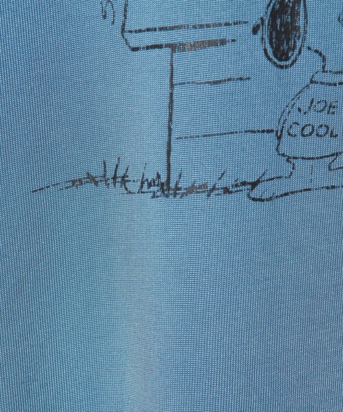 6（ロク）の「【別注】＜Healthknit for 6＞SNOOPY フットボール Tシャツ（Tシャツ/カットソー・レディース・オフホワイト/ライトブルー・S/M）」の3枚目の写真