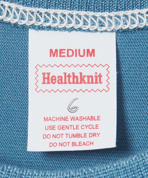 6（ロク）の「【別注】＜Healthknit for 6＞SNOOPY フットボール Tシャツ（Tシャツ/カットソー・レディース・オフホワイト/ライトブルー・S/M）」の19枚目の写真