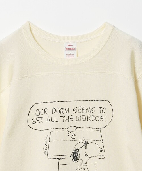 6（ロク）の「【別注】＜Healthknit for 6＞SNOOPY フットボール Tシャツ（Tシャツ/カットソー・レディース・オフホワイト/ライトブルー・S/M）」の13枚目の写真