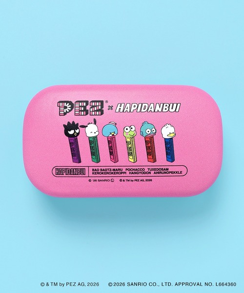 sanrio(サンリオ)の「PEZ×HAPIDANBUI/小物入れ(その他小物・レディース・ピンク/ブルー・FREE)」の2枚目の写真
