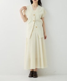 [WRAPINKNOT/ラッピンノット] Dry Knit Flare Skirt