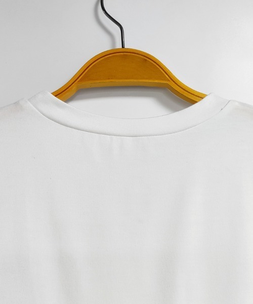 ONEP STAR(ワンピスター)の「異素材ペプラム風トップス(Tシャツ/カットソー・レディース・ホワイト/ブラック・FREE)」の4枚目の写真