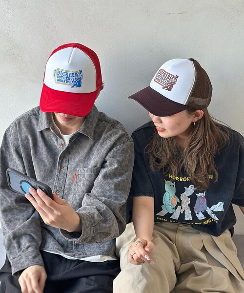Dickies(ディッキーズ)の「メッシュキャップ(キャップ・メンズ・ブラック/ネイビー/レッド/ブラウン/グリーン・FREE)」の5枚目の写真