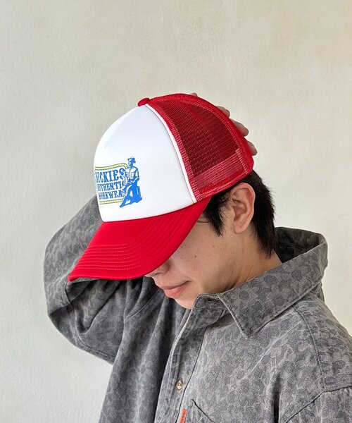 Dickies(ディッキーズ)の「メッシュキャップ(キャップ・メンズ・ブラック/ネイビー/レッド/ブラウン/グリーン・FREE)」の18枚目の写真