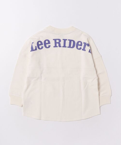 Lee(リー)の「【110-150cm】キッズ バックアーチ長袖Tシャツ(Tシャツ/カットソー・キッズ・ブルー/ホワイト/ブラウン・120/130/140/150/110)」の4枚目の写真