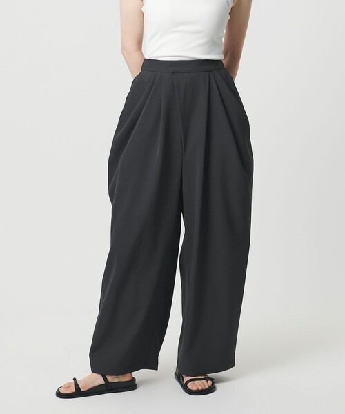 MARW UNITED ARROWS＞デザイン タック パンツ UVカット・撥水（その他