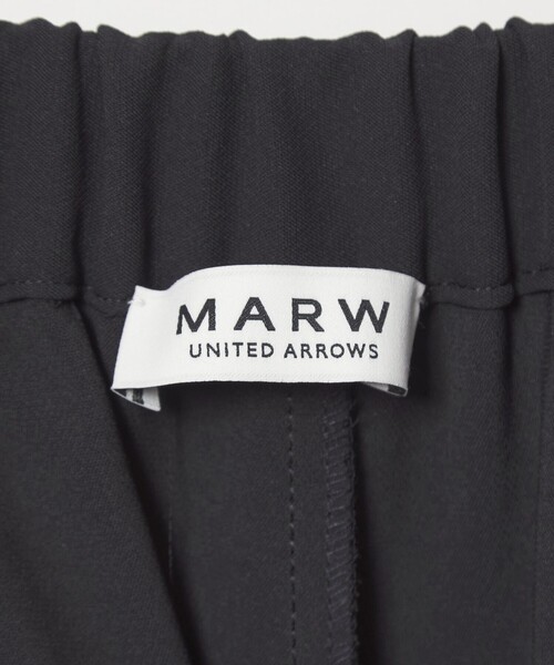 MARW UNITED ARROWS（マルゥ ユナイテッドアローズ）の「＜MARW UNITED ARROWS＞デザイン タック パンツ UVカット・撥水（その他パンツ・レディース・ホワイト/ブラック・36/38）」の21枚目の写真