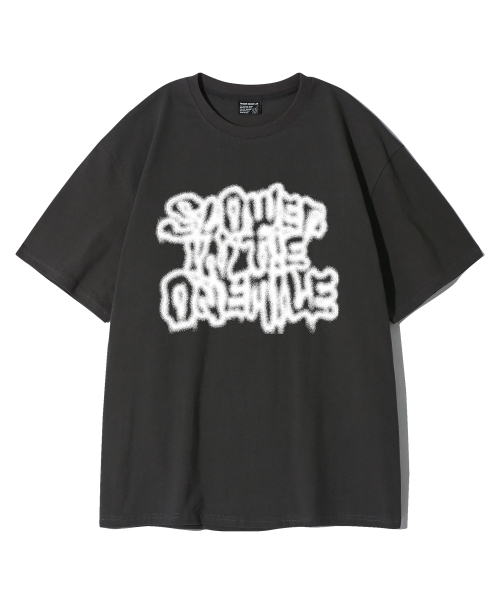ELIMENO（エリメノ）の「EL スロウド 半袖Tシャツ 4カラー（Tシャツ/カットソー・メンズ・ブラック/ホワイト/ライトグレー/チャコール・1/2/3/4/5/6）」の9枚目の写真