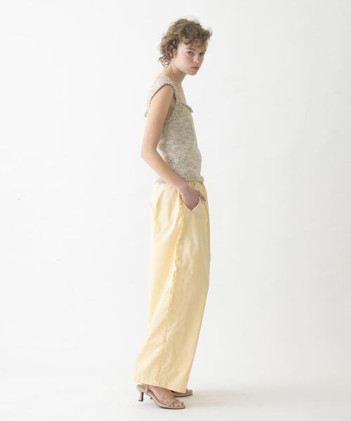 LAATO(ラート)の「side frill pants(その他パンツ・レディース・ブラウン/イエロー系その他/ブラック・FREE)」の4枚目の写真