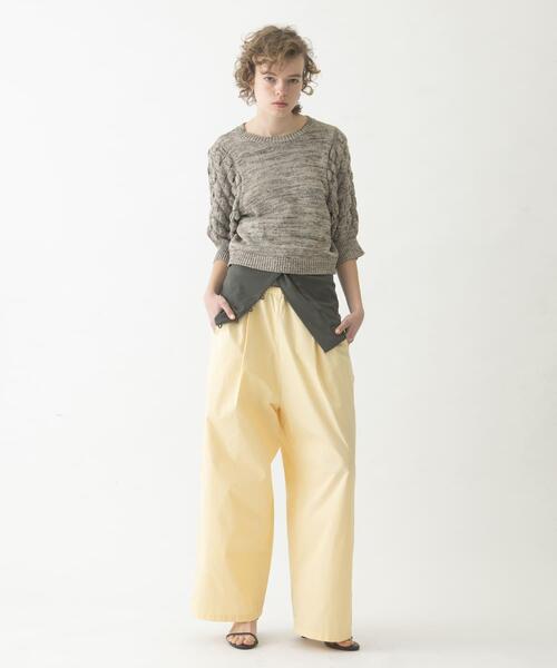 LAATO(ラート)の「side frill pants(その他パンツ・レディース・ブラウン/イエロー系その他/ブラック・FREE)」の6枚目の写真