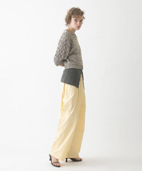 LAATO(ラート)の「side frill pants(その他パンツ・レディース・ブラウン/イエロー系その他/ブラック・FREE)」の7枚目の写真