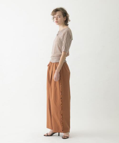 LAATO(ラート)の「side frill pants(その他パンツ・レディース・ブラウン/イエロー系その他/ブラック・FREE)」の13枚目の写真