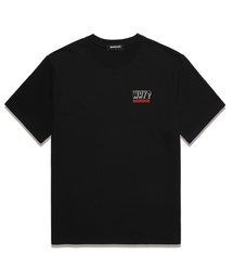 BARIGATE（バリゲート）の「WHY DAMHIK 半袖Tシャツ (BS028) ブラック（Tシャツ/カットソー）」