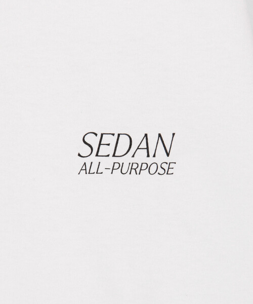 SEDAN ALL-PURPOSE（セダンオールパーパス）の「SEDAN ALL-PURPOSE | ヘビーウェイトコットン ロゴTシャツ MEN（Tシャツ/カットソー・メンズ・ホワイト/ブラック・M/L/XL）」の8枚目の写真