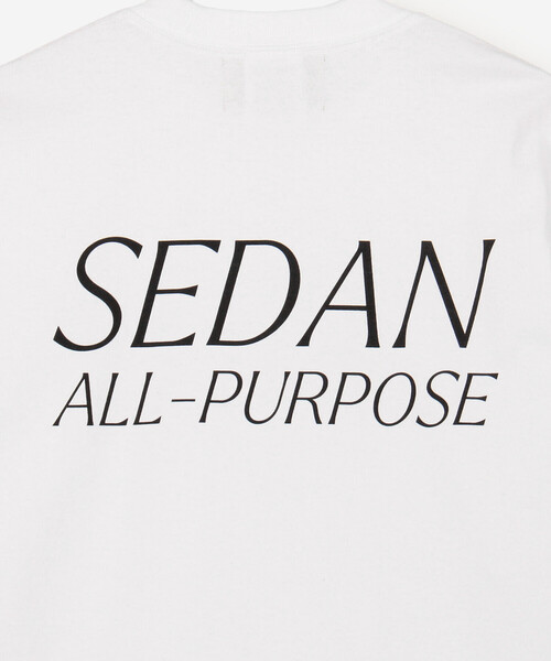SEDAN ALL-PURPOSE（セダンオールパーパス）の「SEDAN ALL-PURPOSE | ヘビーウェイトコットン ロゴTシャツ MEN（Tシャツ/カットソー・メンズ・ホワイト/ブラック・M/L/XL）」の9枚目の写真