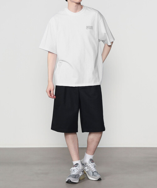 SEDAN ALL-PURPOSE（セダンオールパーパス）の「SEDAN ALL-PURPOSE | ヘビーウェイトコットン ロゴTシャツ MEN（Tシャツ/カットソー・メンズ・ホワイト/ブラック・M/L/XL）」の14枚目の写真