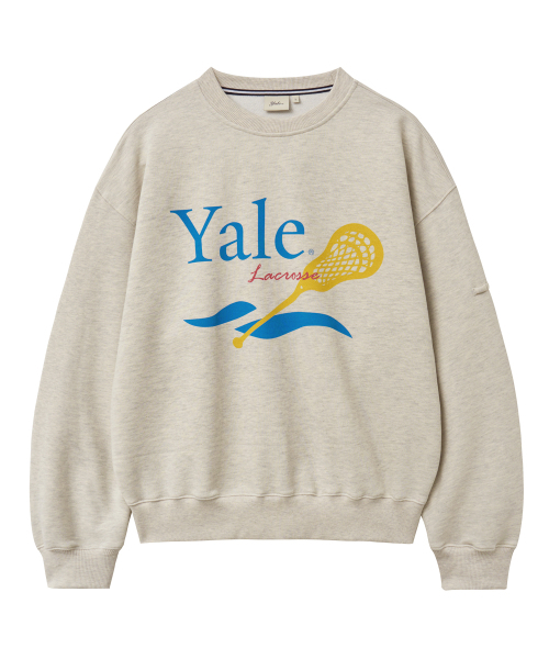 YALE(イェール)の「ラクロス スウェットシャツ_オートミール(スウェット・レディース・その他・SMALL/MEDIUM/LARGE/X-LARGE)」の1枚目の写真