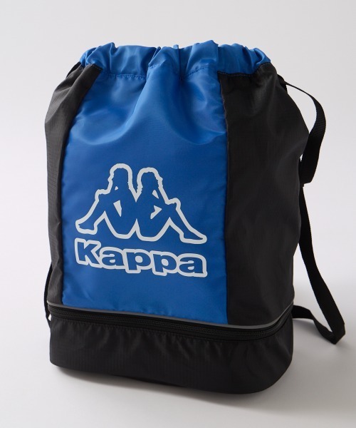 Kappa（カッパ）の「ボンサック（バックパック/リュック・キッズ・ブラック/ブルー・FREE）」の2枚目の写真