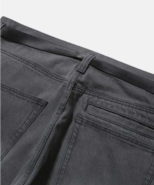 MOIF（モイフ）の「[SS26] WIDE 6P BELTED DENIM PANTS / BLEACHED BLACK（デニムパンツ・メンズ・その他・1(S)/2(M)/3(L)）」の12枚目の写真