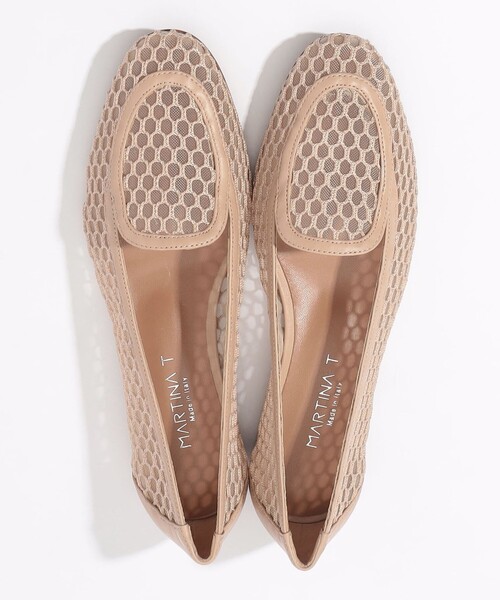 TOMORROWLAND (トゥモローランド)の「Martina T MESH フラットシューズ(パンプス・レディース・ライトベージュ/ホワイト・36/37/38)」の9枚目の写真