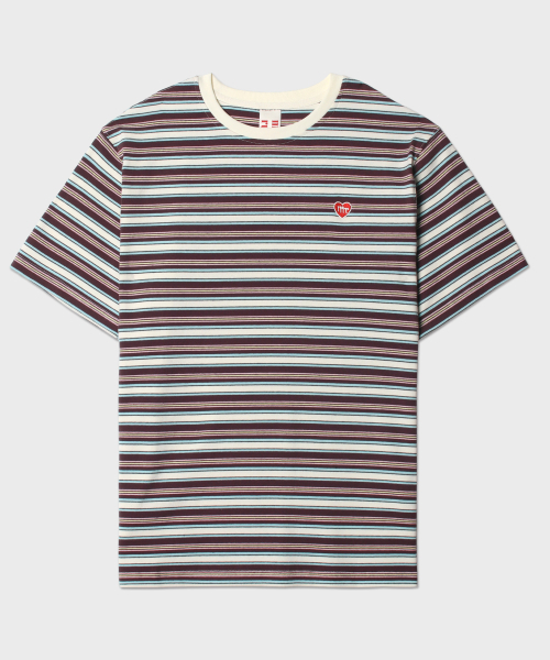 MASMARULEZ APPAREL(マスマルールズ アパレル)の「Daily Cotton Stripe T-Shirt__Purple(Tシャツ/カットソー・レディース・パープル・ONE SIZE)」の5枚目の写真