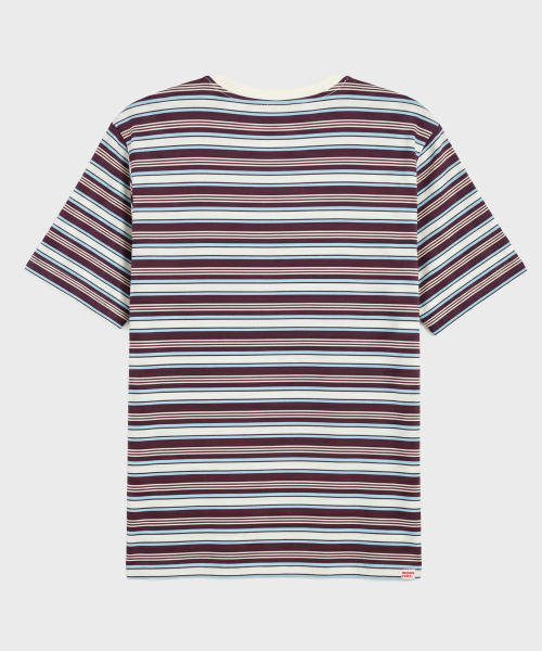 MASMARULEZ APPAREL(マスマルールズ アパレル)の「Daily Cotton Stripe T-Shirt__Purple(Tシャツ/カットソー・レディース・パープル・ONE SIZE)」の6枚目の写真