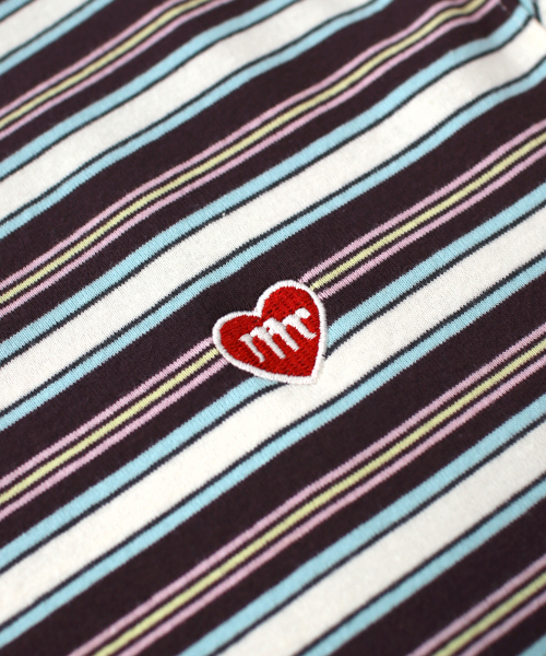 MASMARULEZ APPAREL(マスマルールズ アパレル)の「Daily Cotton Stripe T-Shirt__Purple(Tシャツ/カットソー・レディース・パープル・ONE SIZE)」の8枚目の写真