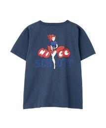 schott（ショット）の「Schott/ショット/KID'S NICE Schott T-SHIRT/キッズ ナイスショット Tシャツ（Tシャツ/カットソー）」