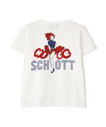 schott（ショット）の「Schott/ショット/KID'S NICE Schott T-SHIRT/キッズ ナイスショット Tシャツ（Tシャツ/カットソー）」