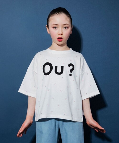 EDWIN(エドウィン)の「【Ou? by EDWIN】アソート半袖Tシャツ(Tシャツ/カットソー・キッズ・ブラック/オフホワイト・90/140/120/110/100/130/150)」の4枚目の写真