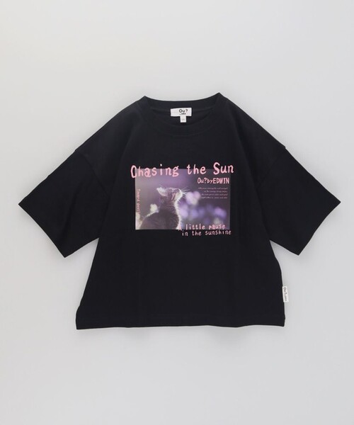 EDWIN(エドウィン)の「【Ou? by EDWIN】アソート半袖Tシャツ(Tシャツ/カットソー・キッズ・ブラック/オフホワイト・90/140/120/110/100/130/150)」の10枚目の写真
