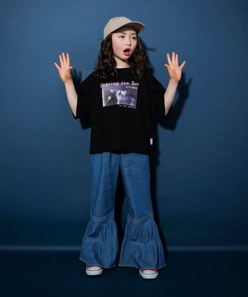 EDWIN(エドウィン)の「【Ou? by EDWIN】アソート半袖Tシャツ(Tシャツ/カットソー・キッズ・ブラック/オフホワイト・90/140/120/110/100/130/150)」の12枚目の写真