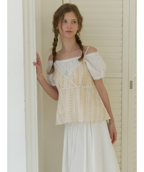 RE_L(リエル)の「Liv sleeveless blouse (beige)(シャツ/ブラウス・レディース・その他・FREE)」の5枚目の写真