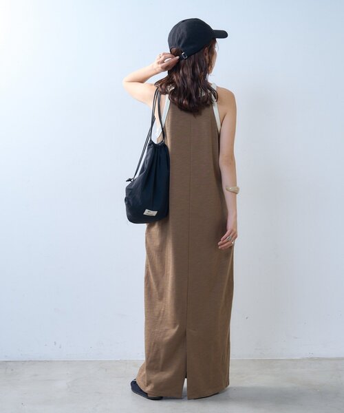 CIAOPANIC TYPY(チャオパニックティピー)の「【willow】スラブ配色アメスリワンピース(ワンピース・レディース・ブラック/ブラウン・ONE SIZE)」の21枚目の写真