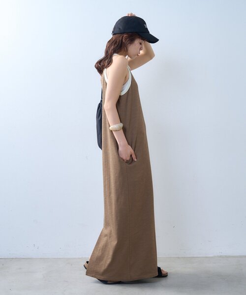 CIAOPANIC TYPY(チャオパニックティピー)の「【willow】スラブ配色アメスリワンピース(ワンピース・レディース・ブラック/ブラウン・ONE SIZE)」の22枚目の写真