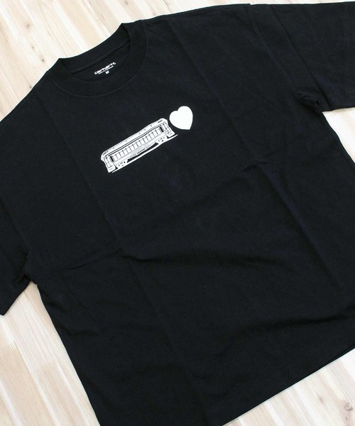Carhartt WIP（カーハートダブリューアイピー）の「WIP デコンストラクテッドラベルTシャツ S/S Deconstructed Label T-Shirt（Tシャツ/カットソー・メンズ・ブラック/ホワイト・M/L/XL）」の10枚目の写真