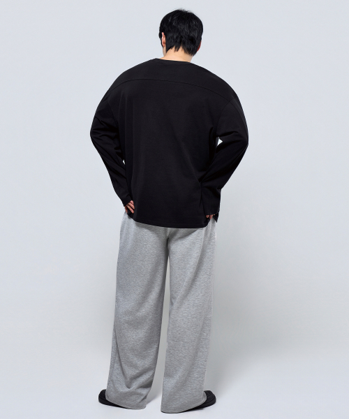 PHYSICAL GARMENTS（フィジカルガーメンツ）の「P2629 講演テンションディープピンタックロングパンツ[2COLOR]（スウェットパンツ・メンズ・ブラック/グレー・MEDIUM/LARGE/X-LARGE/XX-LARGE）」の12枚目の写真